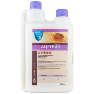 Ацетрин средство от клопов, тараканов, блох, муравьев, 1 л