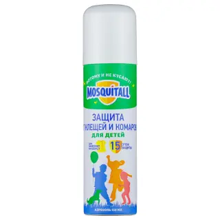 Mosquitall (Москитол) Нежная защита аэрозоль от клещей (для детей), 150 мл