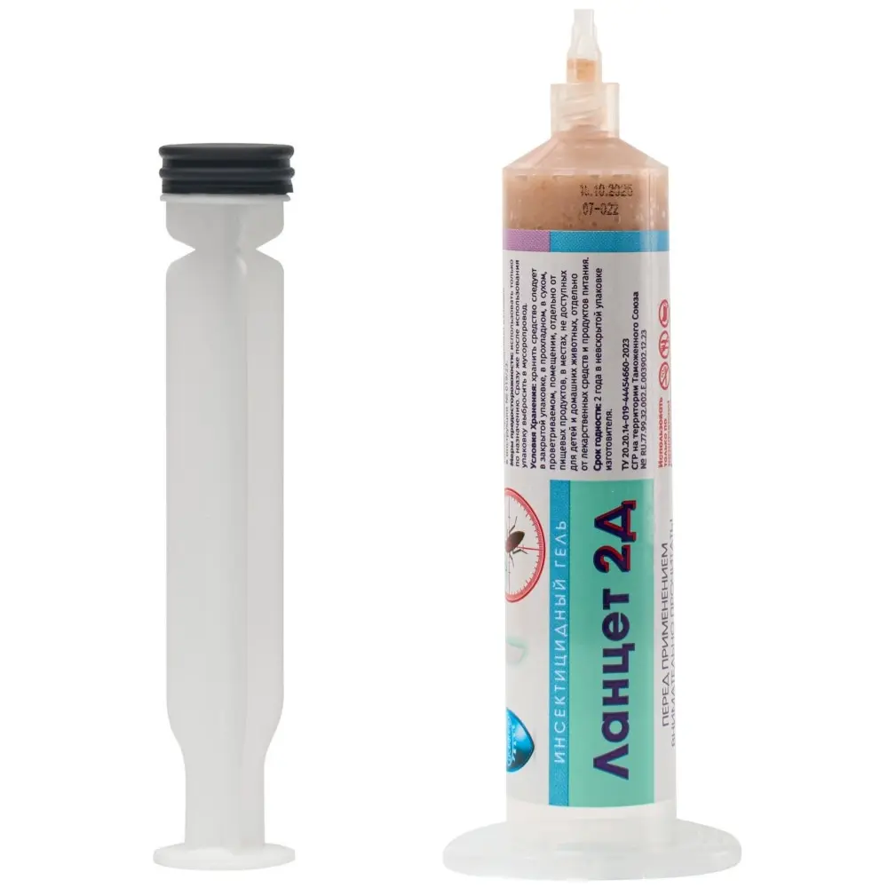 Ланцет 2Д гель от тараканов и муравьев (туба), 30 г