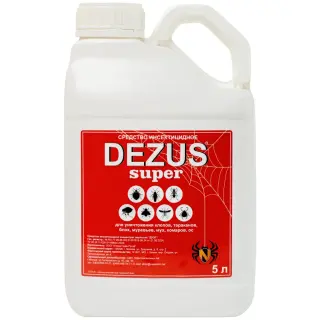 Dezus (Дезус) "Super" средство от клопов, тараканов, блох, муравьев, 5 л