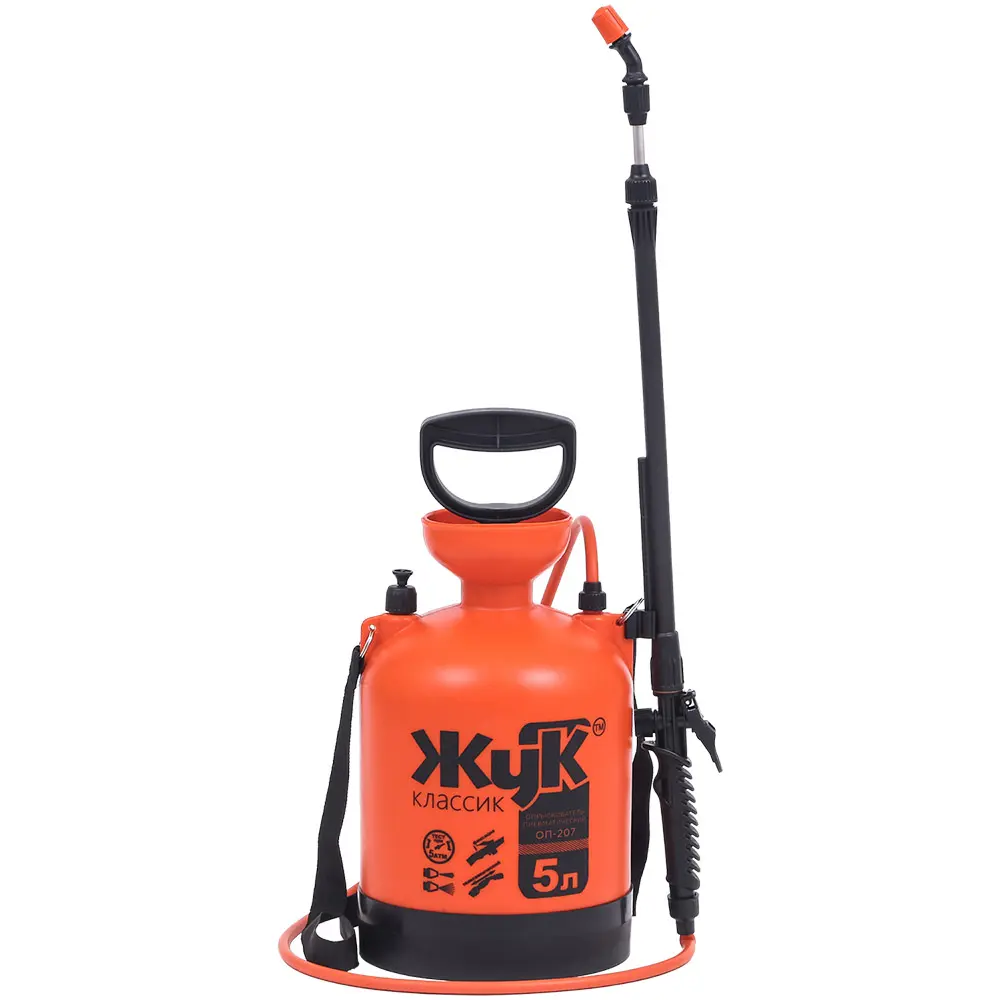 ЖУК Классик ОП-207 опрыскиватель с насосом и шлангом, 5 л