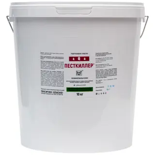 Песткиллер приманка от грызунов, крыс и мышей (ведро) (парафинированные блоки), 10 кг