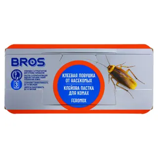 Bros (Брос) клеевая ловушка от тараканов, 1 шт