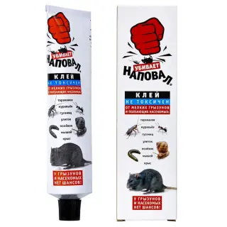 Наповал клей от грызунов, крыс и мышей, 135 г