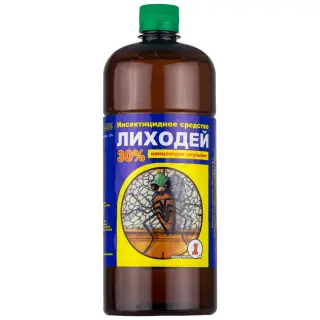 Лиходей (Кукарача) средство от клопов, тараканов, блох, муравьев, комаров, мух, 1 л