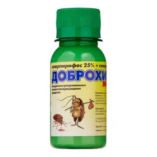 Доброхим Микро средство от клопов, тараканов, блох, муравьев, комаров, мух, ос, 50 мл