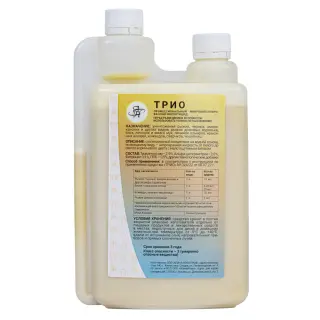Трио средство от клопов, тараканов, блох, муравьев, комаров, мух, кожеедов, чешуйниц, 1 л