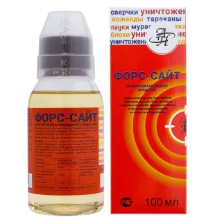 Форсайт (Форссайт) средство от клопов, тараканов, блох, муравьев, комаров, мух, 100 мл