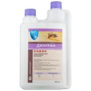 Дизуран средство от тараканов, комаров, мух, 1 л