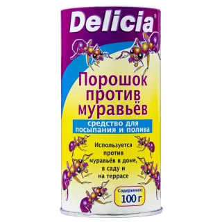 Delicia (Делиция) порошок от муравьев, 100 г