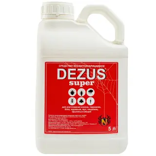 Dezus (Дезус) "Super" средство от клопов, тараканов, блох, муравьев, 5 л