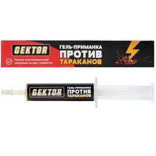 Gektor (Гектор) гель от тараканов (шприц), 60 г