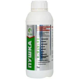 Пушка средство от клопов, тараканов, блох, муравьев, 1 л