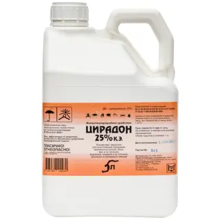 Цирадон 25% средство от клопов, тараканов, блох, муравьев, комаров, мух, 5 л