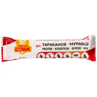 Бдительный Страж мелок от клопов, тараканов, блох, муравьев, мух, моли, 20 г