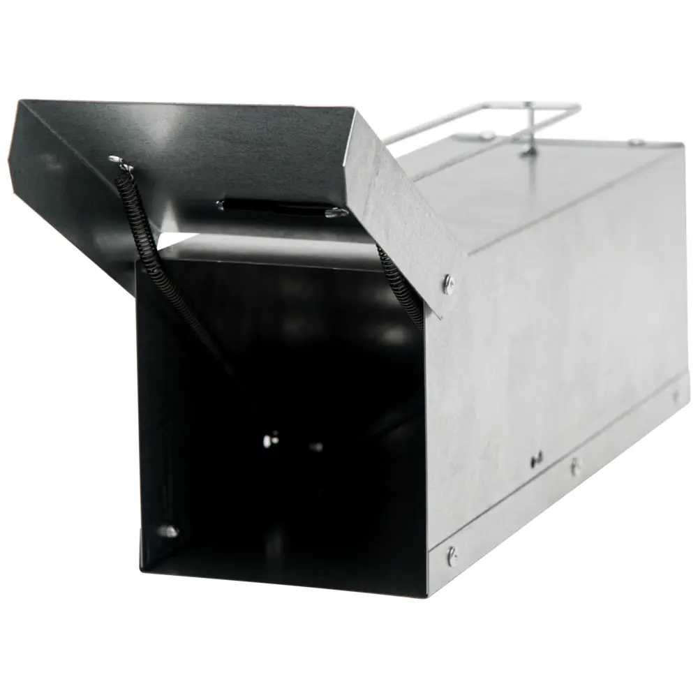 Живоловка крысиная с фиксацией приманки на крючок (металлическая) (285x105x120), 1 шт