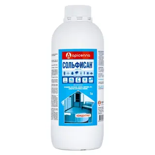 Сольфисан средство от клопов, тараканов, блох, муравьев, комаров, мух (бытовой), 1 л