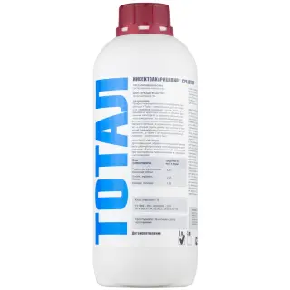 Тотал средство от клопов, тараканов, блох, муравьев, комаров, мух, 1 л