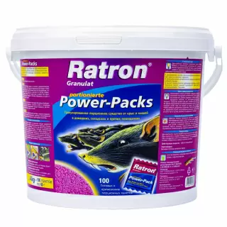 Ratron (Ратрон) приманка от грызунов, крыс и мышей (ведро) (мягкие брикеты), 4 кг