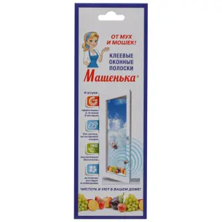 Машенька липкие полоски от мух и мошки, 4 шт