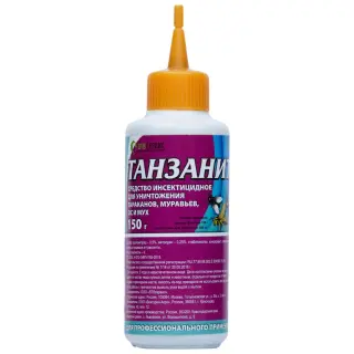 Танзанит гель от тараканов, муравьев, мух и ос, 150 г