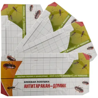 Антитаракан клеевая ловушка от тараканов, 1 шт 4 упак