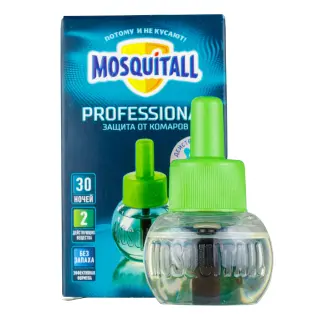 Mosquitall (Москитол) Professional жидкость от комаров (без запаха) (30 ночей), 30 мл