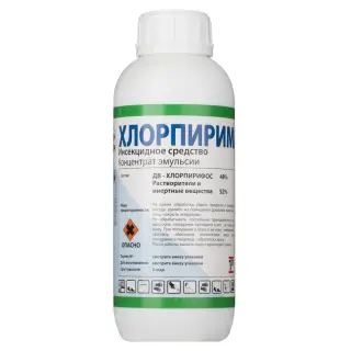 Хлорпиримарк средство от клопов, тараканов, блох, муравьев, комаров, мух, 1 л