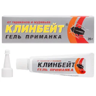 Клинбейт гель от тараканов и муравьев, 20 г