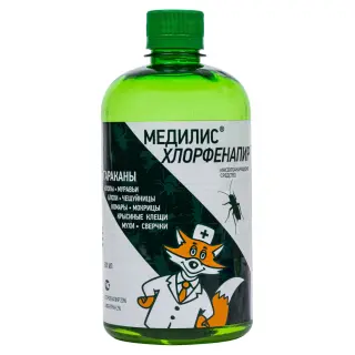 Медилис Хлорфенапир Дуо средство от клопов, тараканов, блох, муравьев, мух, комаров, 500 мл