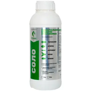 Соло средство от клопов, тараканов, блох, муравьев, 1 л