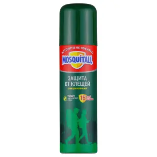 Mosquitall (Москитол) Специальная защита аэрозоль от клещей, 150 мл