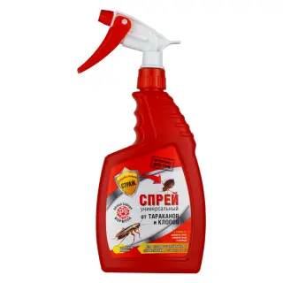 Бдительный Страж спрей от клопов, тараканов, блох, муравьев, кожеедов, 750 мл