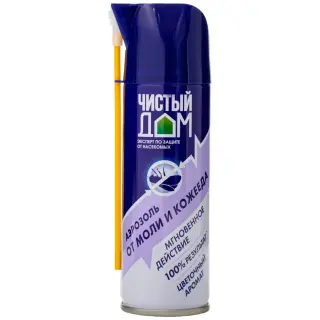 Чистый Дом аэрозоль от моли (цветы), 150 мл