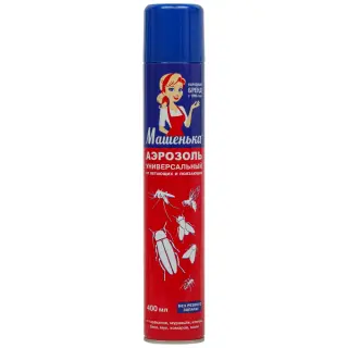 Машенька универсальный аэрозоль от ползающих и летающих насекомых, 400 мл