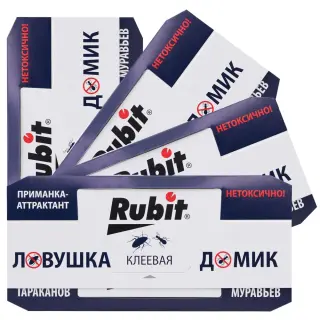 Rubit (Рубит) клеевая ловушка от тараканов, 1 шт 4 упак