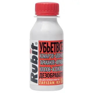Rubit (Рубит) Зафизан средство от клещей, комаров, блох, мух, тараканов, муравьев, 100 мл