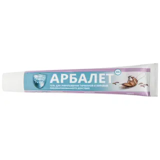 Арбалет гель от тараканов и муравьев (туба), 40 г