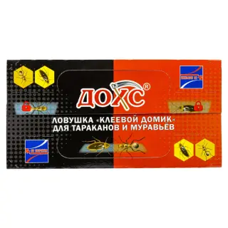 ДОХС клеевая ловушка от тараканов и муравьев, 1 шт