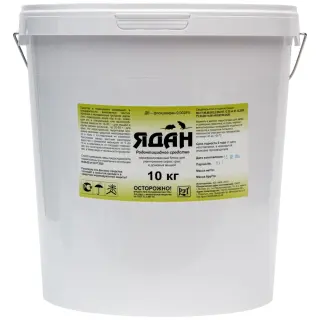 Ядан приманка от грызунов, крыс и мышей (ведро) (парафинированные блоки), 10 кг