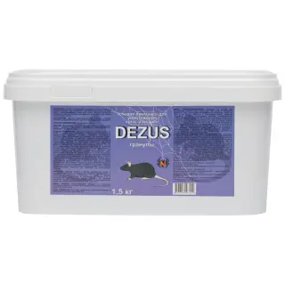Dezus (Дезус) приманка от грызунов, крыс и мышей (гранулы), 1,5 кг