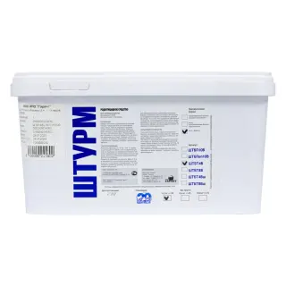 Штурм приманка от грызунов, крыс и мышей (ведро) (тесто-брикеты) (шоколад), 4 кг