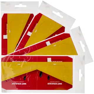 Антитаракан (2 в 1) клеевая ловушка от тараканов, 1 шт 4 упак