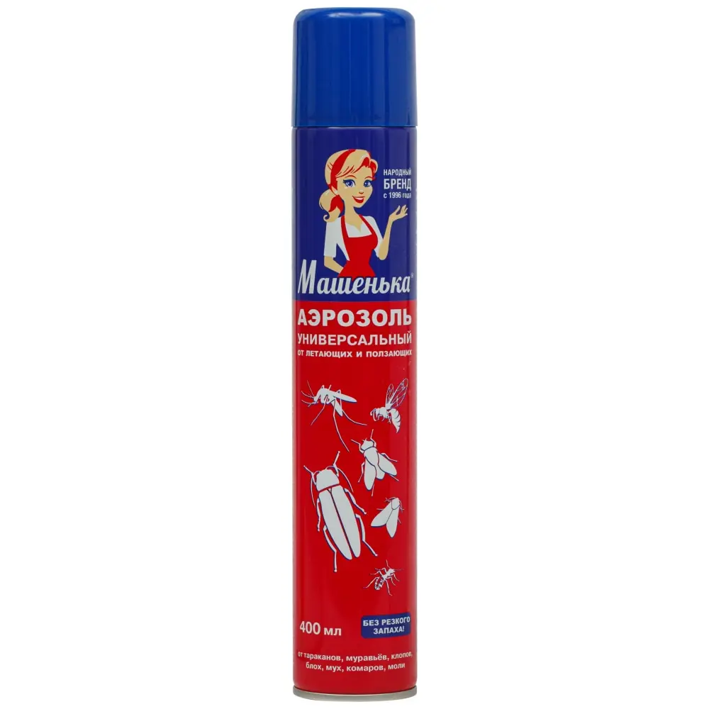 Машенька универсальный аэрозоль от ползающих и летающих насекомых, 400 мл