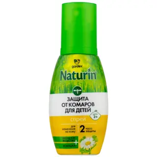 Gardex (Гардекс) Naturin спрей от комаров (ромашка) (для детей), 75 мл