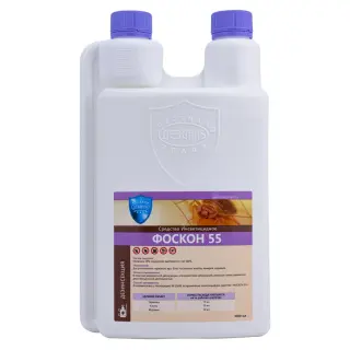 Фоскон 55 средство от клопов, тараканов, блох, муравьев, мух, 1 л