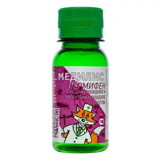 Медилис Пермифен средство от платяных, головных, лобковых вшей, чесоточных клещей, 50 мл
