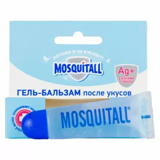 Mosquitall (Москитол) "Гипоаллергенная защита" гель-бальзам после укусов насекомых, 10 мл