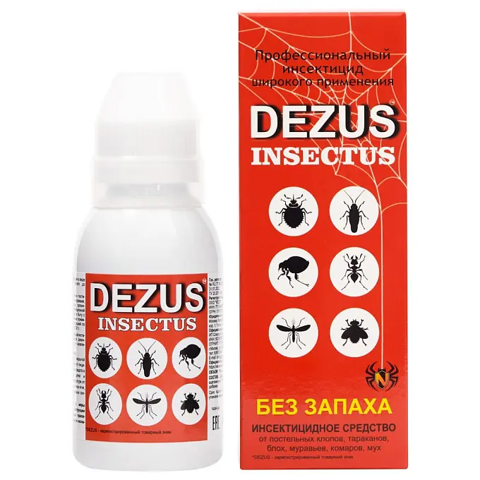 Dezus (Дезус) "Super" средство от клопов, тараканов, блох, муравьев, 100 мл. Фото N11
