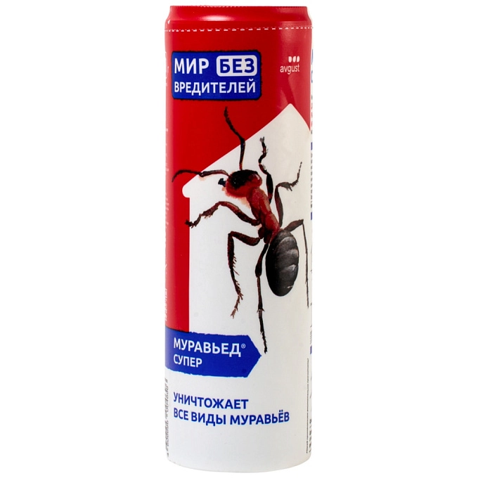Avgust (Август) Муравьед Супер порошок от муравьев, 120 г